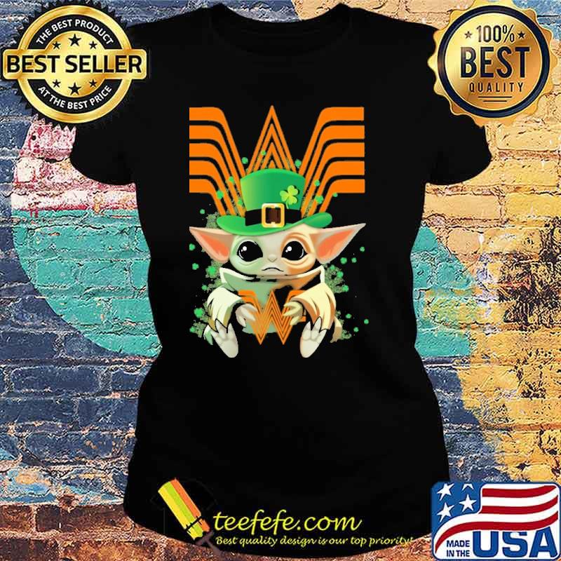 WHATABURGER baby yoda St.Patrick's day s Ladies tee WHATABURGER baby yoda St.Patrick's day s Ladies tee