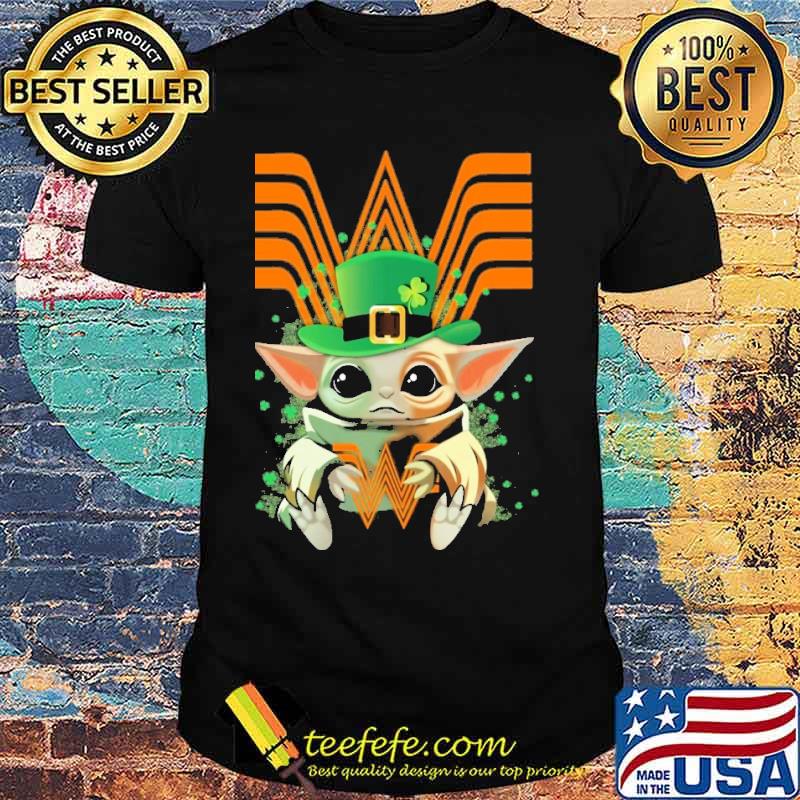 WHATABURGER baby yoda St.Patrick's day s Unisex WHATABURGER baby yoda St.Patrick's day s Unisex