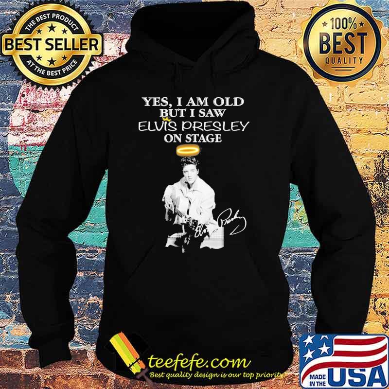Yes I am old but I saw Elvis Presley on stage signature shirt