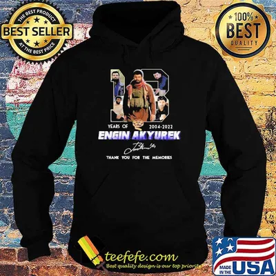 18 years of 2004-2022 Engin Akyurek thank you for the memories signature shirt