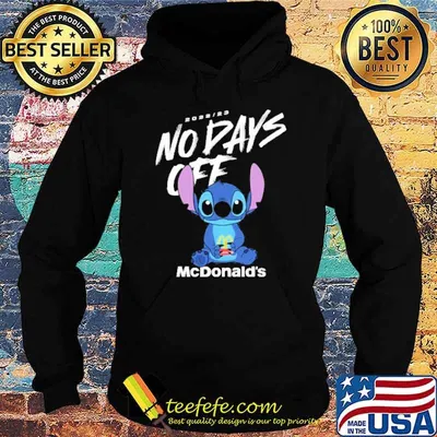 2022 23 no days off McDonald's stitch shirt