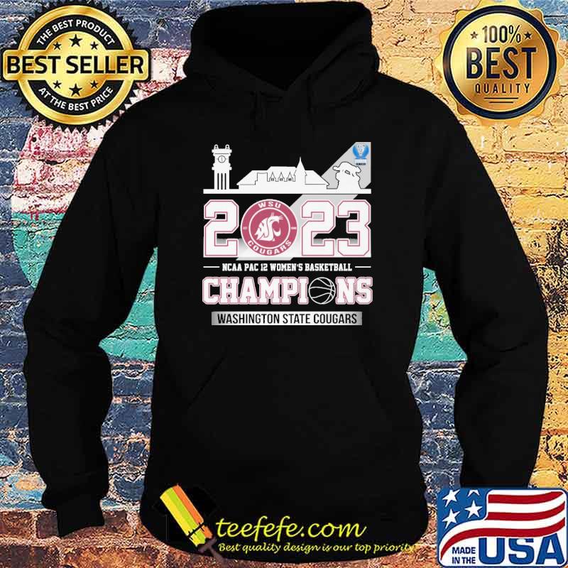 2023 WSU Cougars NCAA Pac 12 women's basketball champions washington state cougars shirt