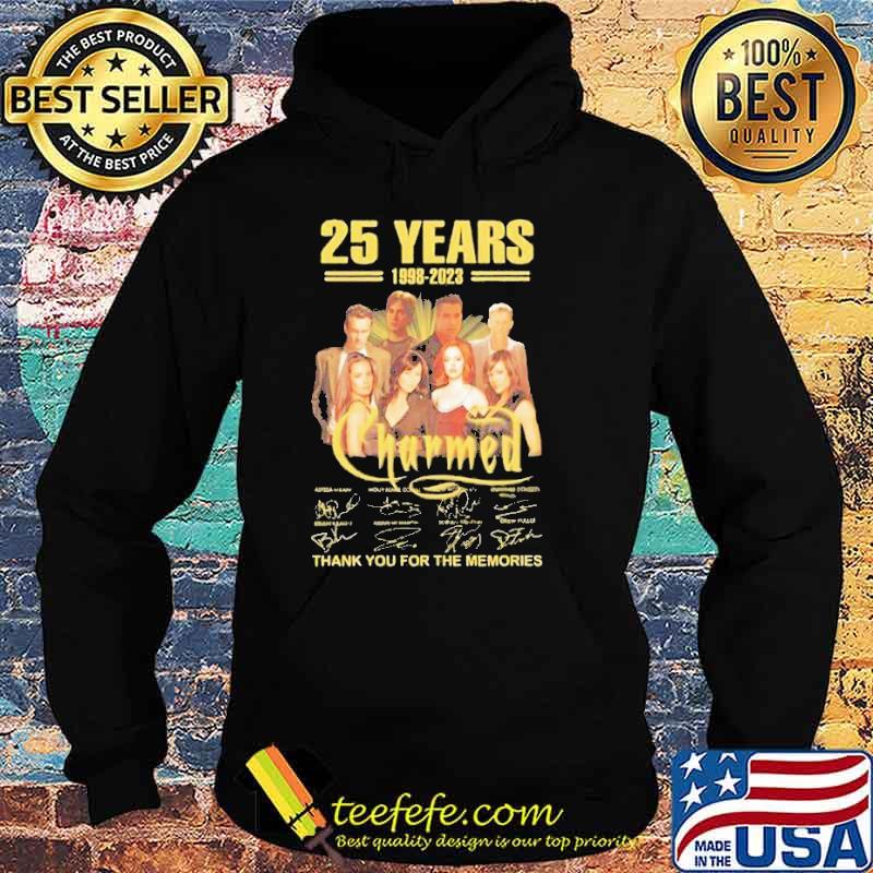 25 years 1998-2023 Charmed thank you for the memories signatures shirt