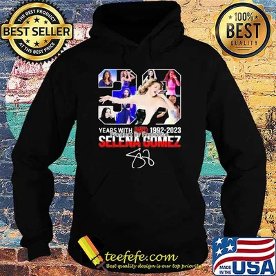31 years with 1992-2023 Selena Gomez signature shirt