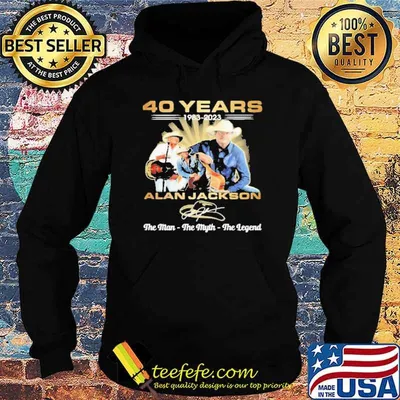 40 years 1983-2023 Alan Jackson the man the myth the legend signature shirt