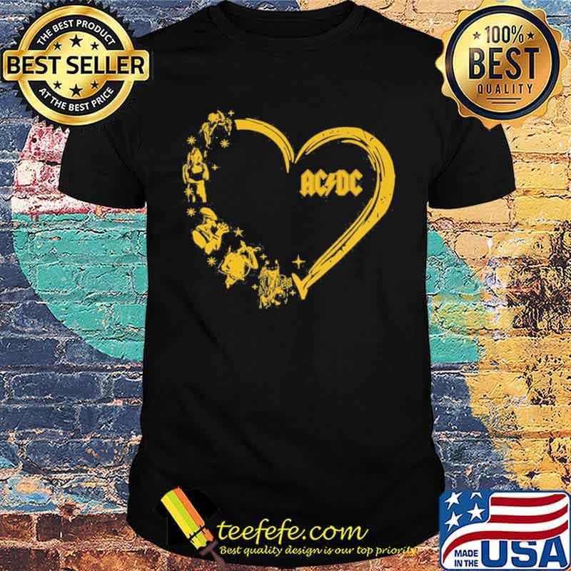 AC DC band music love heart diamond s Unisex AC DC band music love heart diamond s Unisex
