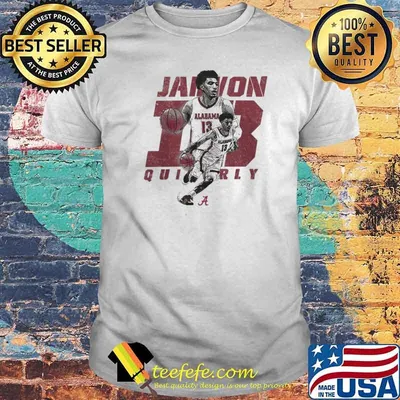 Alabama Men's Basketball Jahvon Quinerly shirt