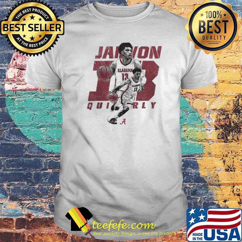 Alabama Men's Basketball Jahvon Quinerly shirt