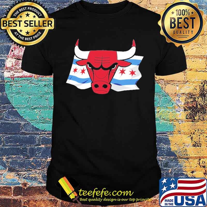Awesome chicago Bulls Hometown Collection Chicago Flag basketball shirt