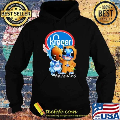 Baby groot and Stitch Kroger friends shirt