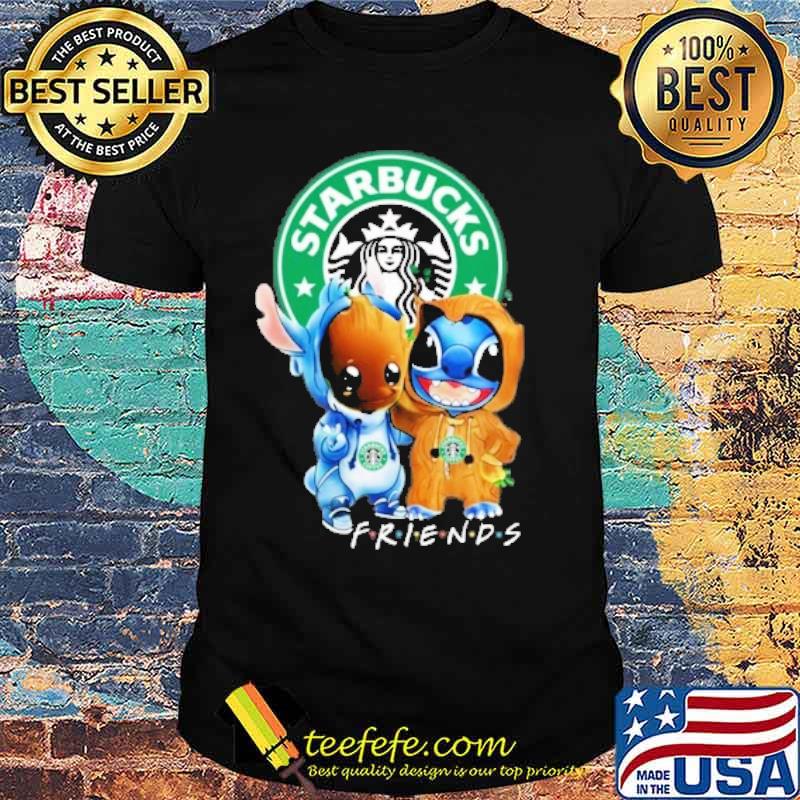 Baby groot and Stitch Starbucks friends s Unisex Baby groot and Stitch Starbucks friends s Unisex