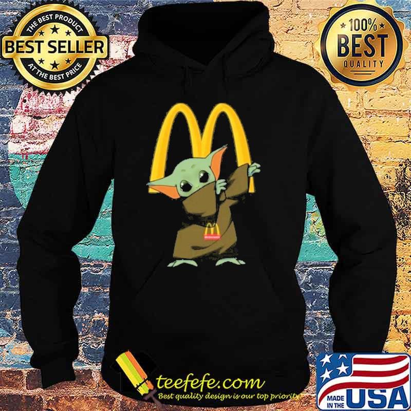 Baby yoda dabbing MCDONALD'S shirt