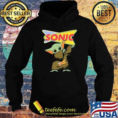 Baby yoda dabbing SONIC DRIVE-IN shirt