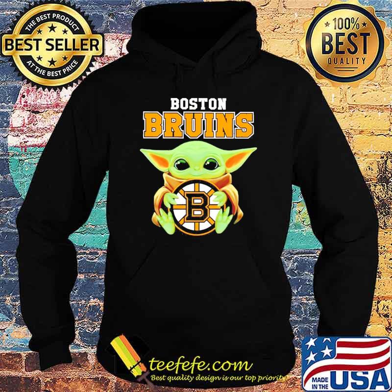 Baby Yoda hug Boston Bruins logo 2023 sport shirt Baby Yoda hug Boston Bruins logo 2023 sport shirt