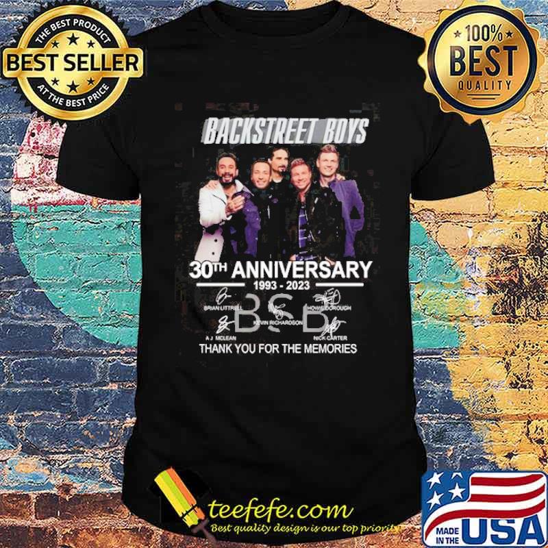 Backstreet Boys Tee 30Th Legend Anniversary 1993 2023 Thank You For The Memories Signatures Shirt Unisex Backstreet Boys Tee 30Th Legend Anniversary 1993 2023 Thank You For The Memories Signatures Shirt Unisex