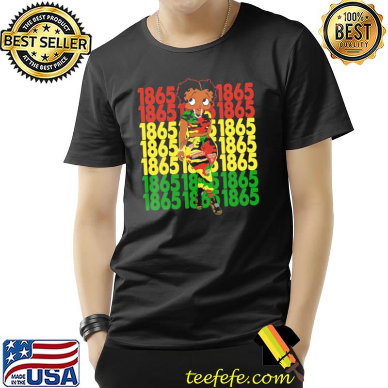 Betty Boop Love Juneteenth 1865 s Unisex Betty Boop Love Juneteenth 1865 s Unisex