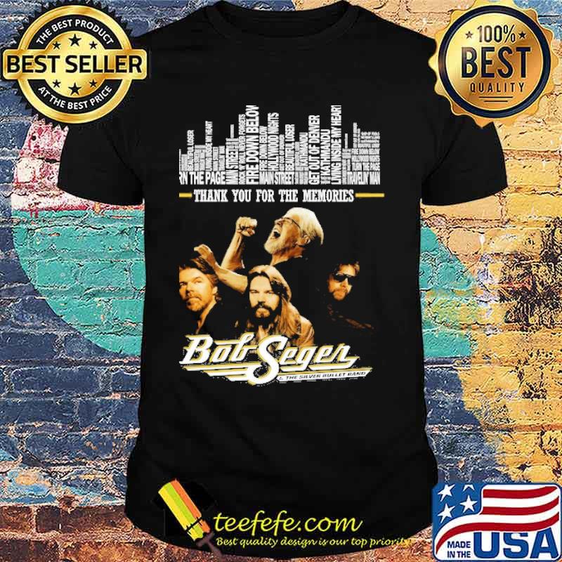 Bob Seger thank you for the memories s Unisex Bob Seger thank you for the memories s Unisex