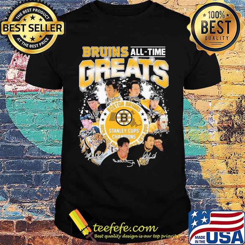 Boston Bruins all time greats stanley cups champions signature s Unisex Boston Bruins all time greats stanley cups champions signature s Unisex