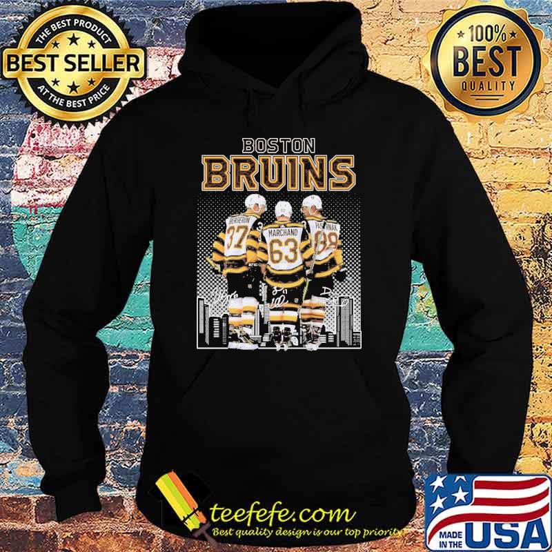 Boston Bruins Marchand signatures shirt