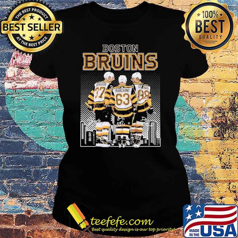 Boston Bruins Marchand signatures s Ladies tee Boston Bruins Marchand signatures s Ladies tee