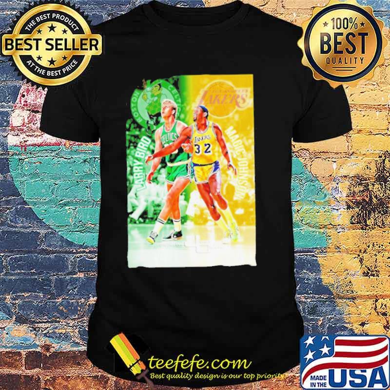 Boston Celtics Vs Los Angeles Lakers Larry Bird and Magic Johnson s Unisex Boston Celtics Vs Los Angeles Lakers Larry Bird and Magic Johnson s Unisex