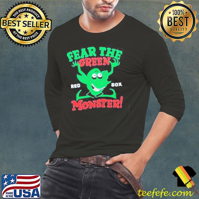 Boston Red Sox Fear The Green Monster cartoon Shirt