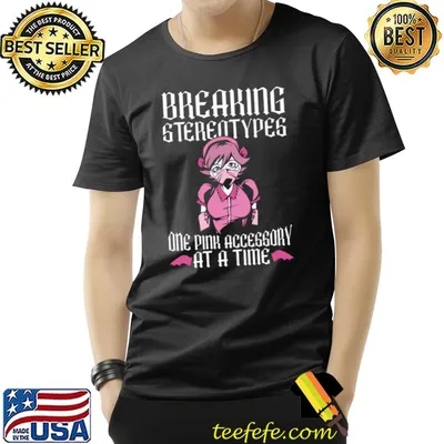 Breaking Stereotypes One Pink Accessory At A Time Bubble Goth T-Shirt