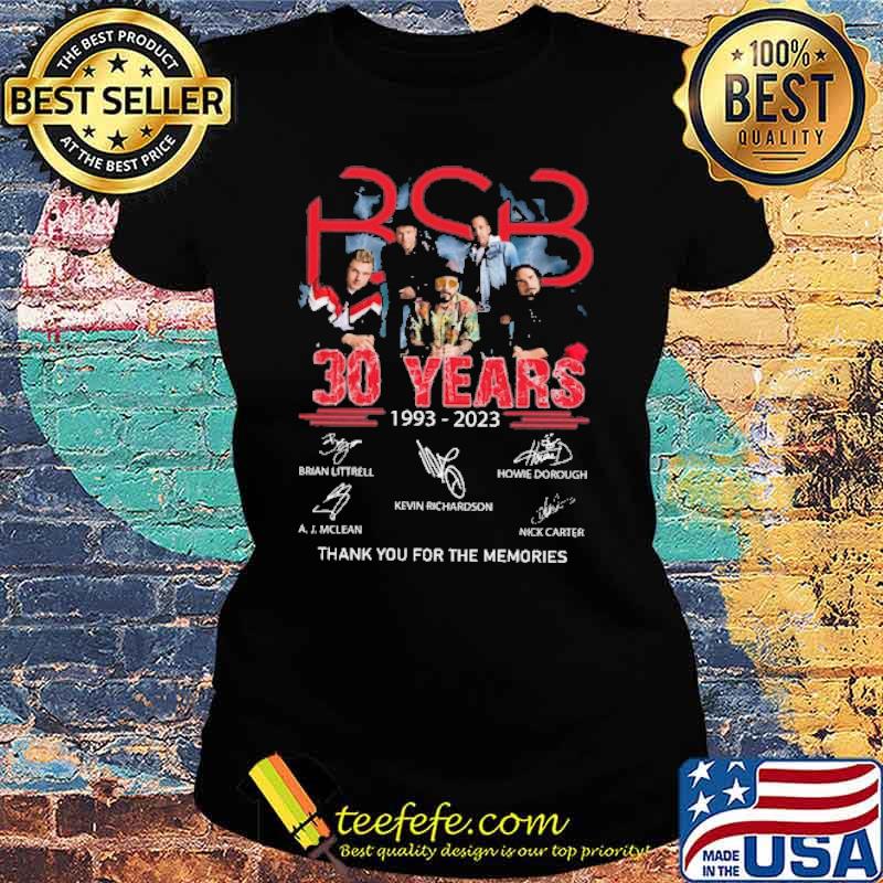 BSB 30 years 1993-2023 thank you for the memories signatures s Ladies tee BSB 30 years 1993-2023 thank you for the memories signatures s Ladies tee