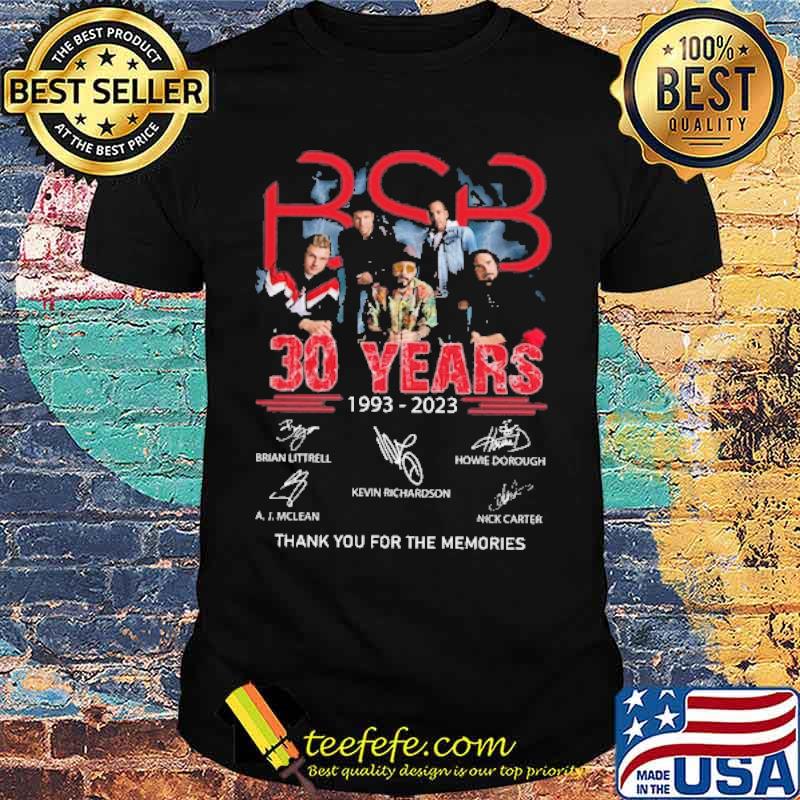 BSB 30 years 1993-2023 thank you for the memories signatures s Unisex BSB 30 years 1993-2023 thank you for the memories signatures s Unisex