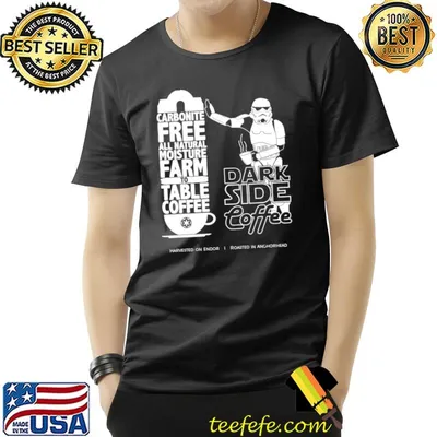 Carbonite free all natural moisture farm dark side coffee war T-Shirt