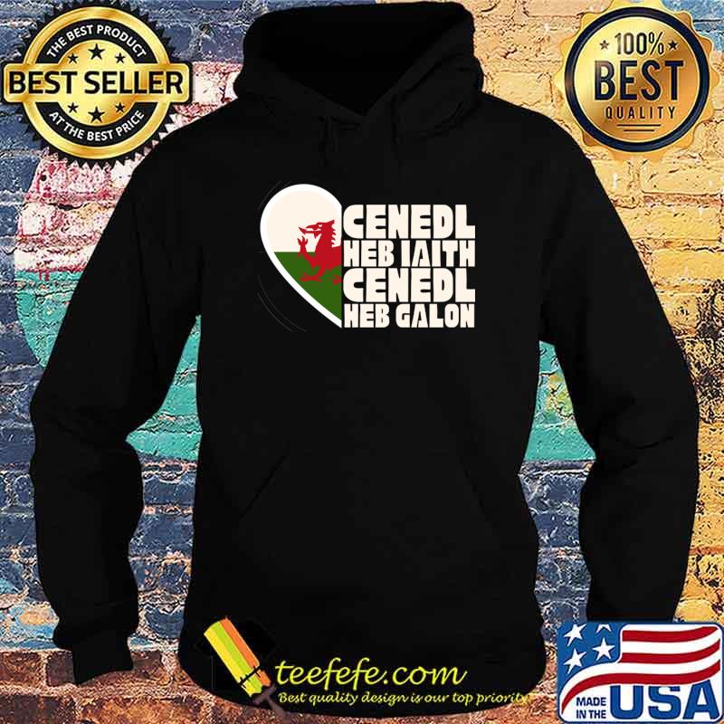 Cenedl Heb Laith Cenedl Heb Galon Symbol T-Shirt Cenedl Heb Laith Cenedl Heb Galon Symbol T-Shirt