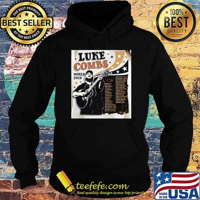 Country Concert Combs Crazy Bullhead Luke combs world tour shirt