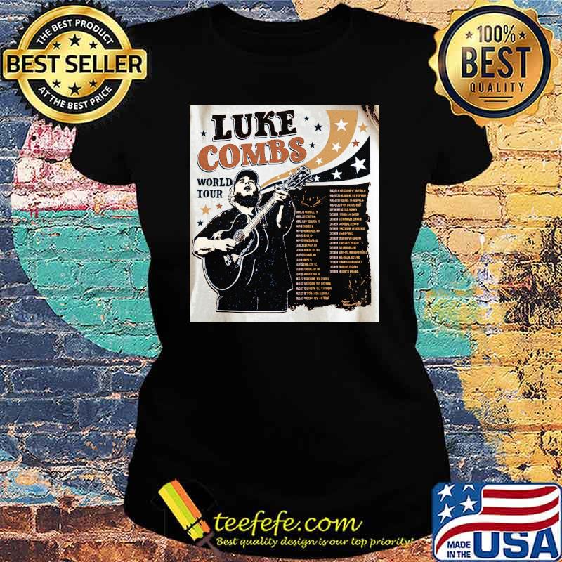 Country Concert Combs Crazy Bullhead Luke combs world tour s Ladies tee Country Concert Combs Crazy Bullhead Luke combs world tour s Ladies tee