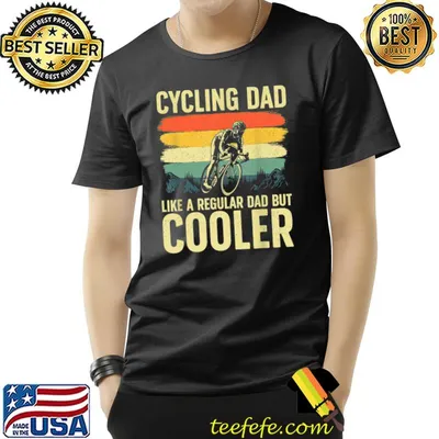 Cycling Dad Like A Regular Dad But Cooler Vintage T-Shirt