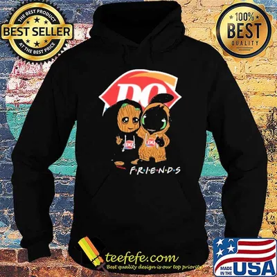 DAIRY QUEEN friends groot and toothless shirt