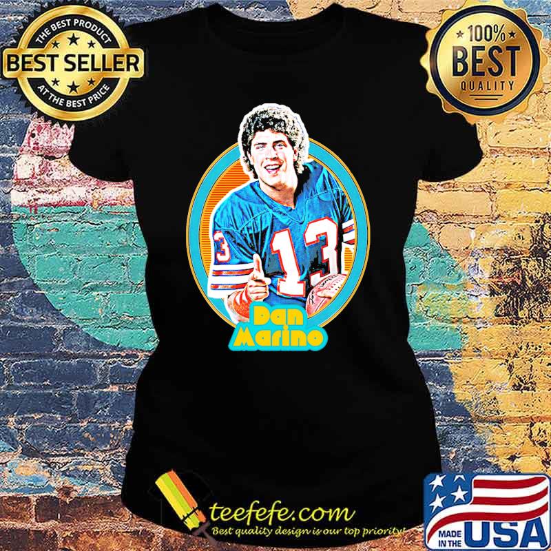 Dan Marino Retro 80s Football s Ladies tee Dan Marino Retro 80s Football s Ladies tee
