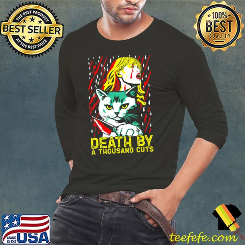 Death By Thousand Cuts Taylor Swift Watercolor T-Shirt Long Sleeve Tee Death By Thousand Cuts Taylor Swift Watercolor T-Shirt Long Sleeve Tee