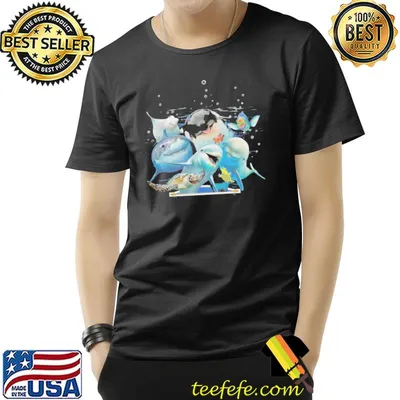 Dolphin fish smile shirt