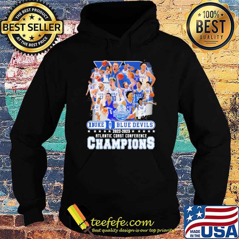 Duke Blue Devils 2022-2023 Atlantic Corst conference champions shirt Duke Blue Devils 2022-2023 Atlantic Corst conference champions shirt