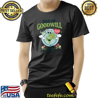 Earth Day Day Of Goodwill Everybady Do Your Share Flower T-Shirt
