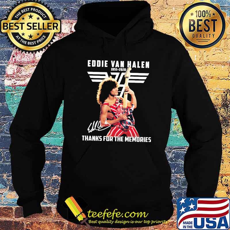Eddie Van Halen 1955-2020 thanks for the memories signature shirt
