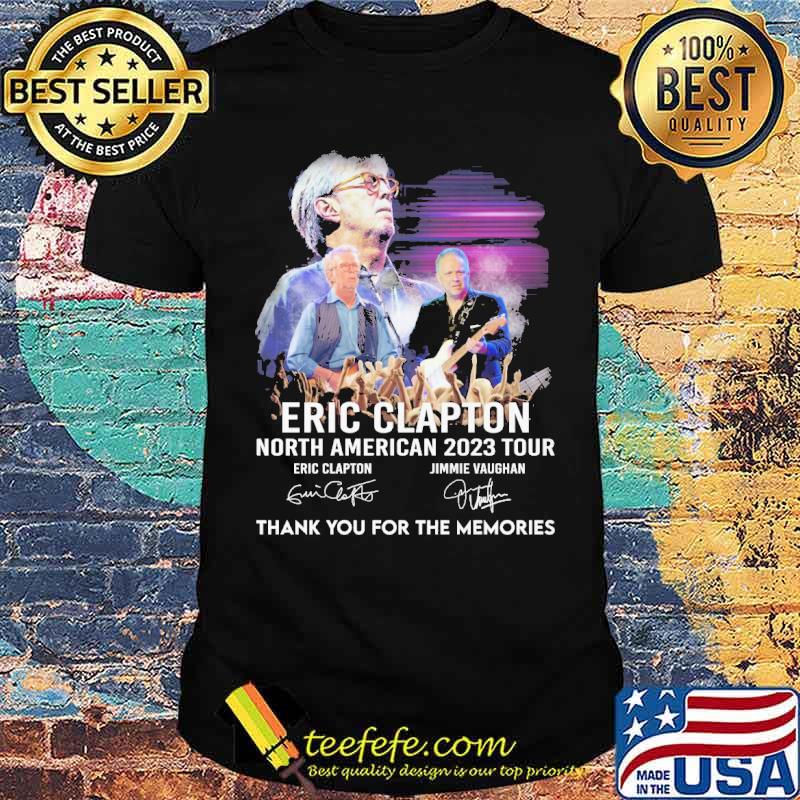 Eric Clapton North America 2023 tour thank you for the memories signature s Unisex Eric Clapton North America 2023 tour thank you for the memories signature s Unisex