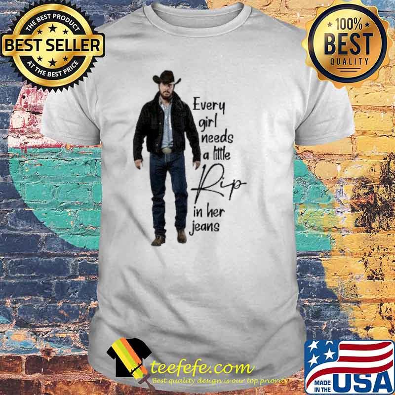 Every girl needs a little rip in her jeans shirt