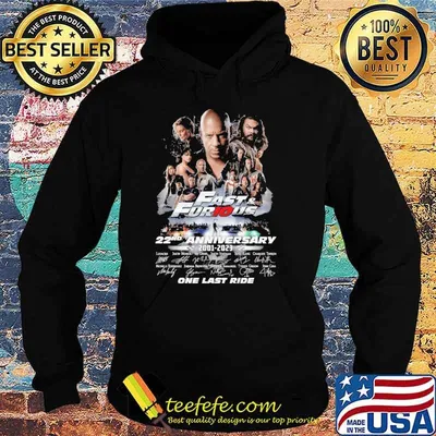 Fast and Furious 22nd anniversary 2001-2023 one last ride signatures shirt
