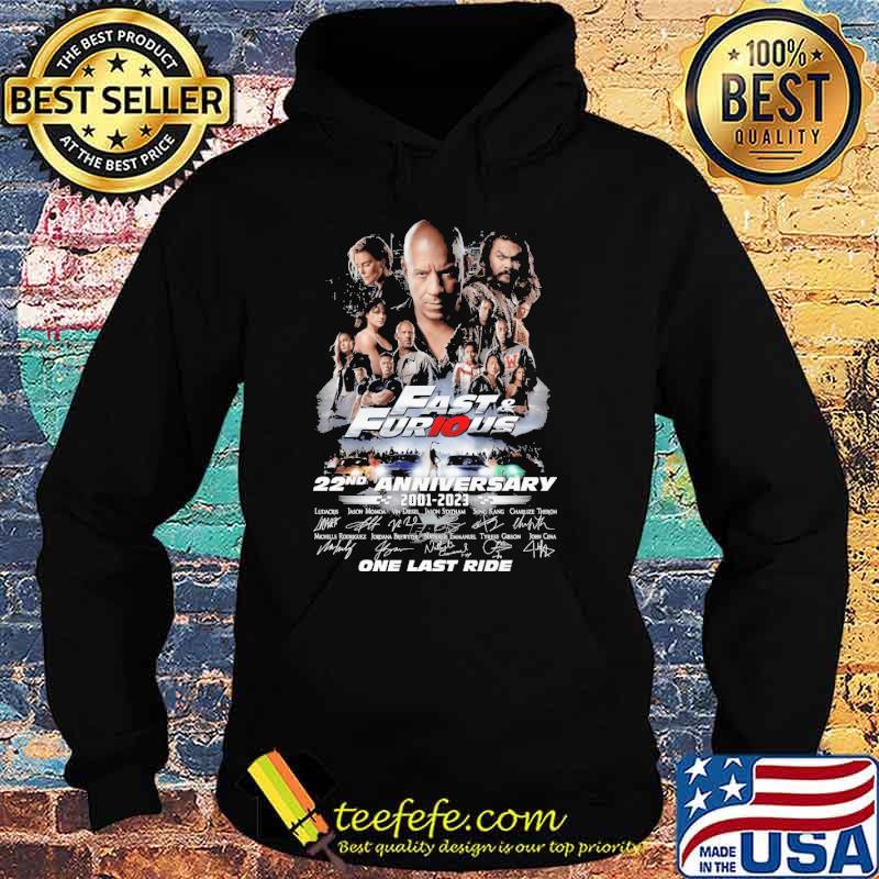 Fast and Furious 22nd anniversary 2001-2023 one last ride signatures shirt Fast and Furious 22nd anniversary 2001-2023 one last ride signatures shirt