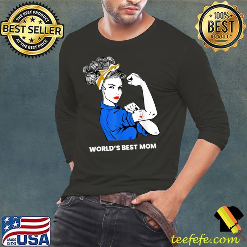 Finnish Mom World's Best Mom T-Shirt Long Sleeve Tee Finnish Mom World's Best Mom T-Shirt Long Sleeve Tee
