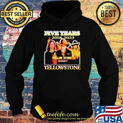Five years 2018-2023 Yellow Stone season 5 shirt