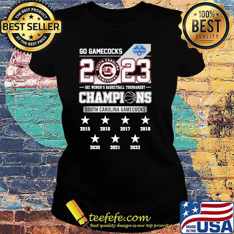 Go gamecocks 2023 south carolina gamecocks sec women's basketball tournament champions s Ladies tee Go gamecocks 2023 south carolina gamecocks sec women's basketball tournament champions s Ladies tee