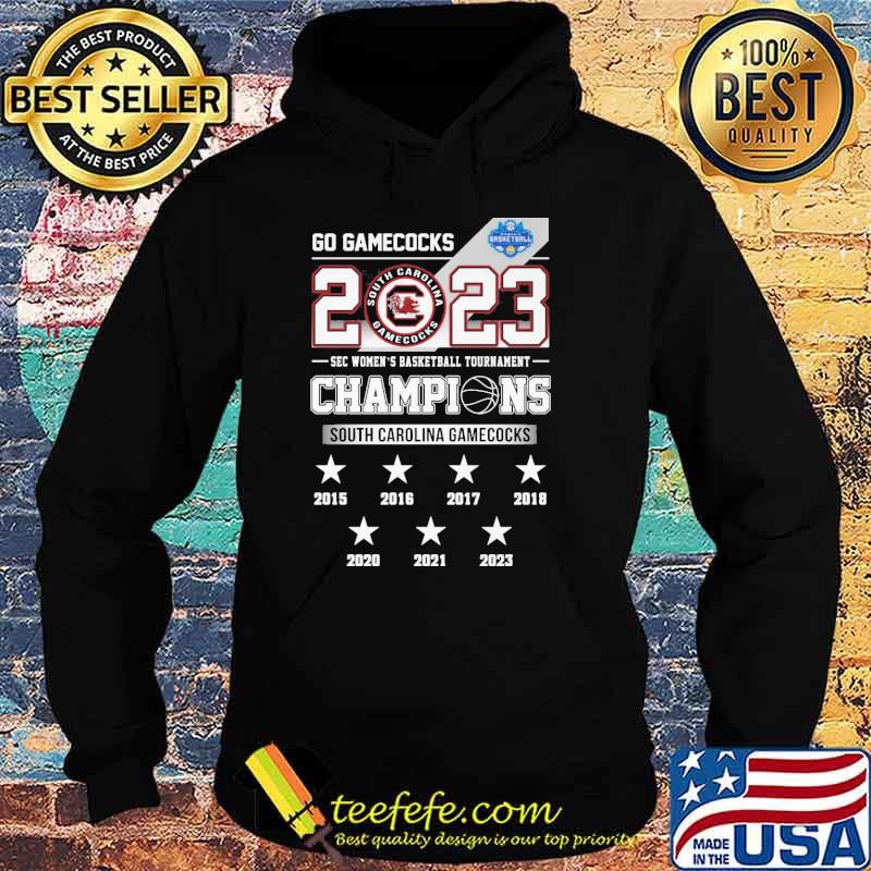 Go Gamecocks 2023 South Carolina sec women's basketball tournament champions shirt