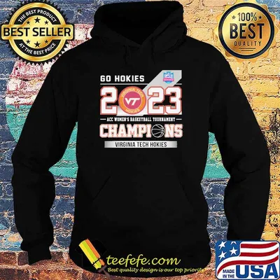 Go Hokies 2023 Virginia tech Hokies acc women's basketball tournament champions shirt